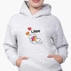 Детский худи Лайк (Likee Cat) Светло-серый меланж (9298-1039) 164 см - изображение 3