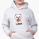 Детский худи Лайк (Likee Cat) Светло-серый меланж (9298-1036) 164 см - изображение 3