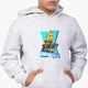 Детский худи Фортнайт (Fortnite) Светло-серый меланж (9298-1196) 140 см - изображение 1