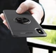 Чехол TPU Ring для Iphone X бампер оригинальный black с кольцом - изображение 2