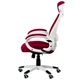 Кресло руководителя Briz red/white E0901 - изображение 3