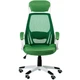 Крісло керівника Briz green / white E0871 - зображення 2