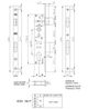 Замок врезной Kale 192P 35 мм (56066) - изображение 2