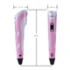 3D-ручка MYRIWELL 2 RP100B Pink (ABS, PLA) + PLA пластик (20 цветов) 209 метров, Защитные накладки и Трафареты - изображение 5