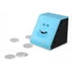 Копилка Face Bank жующая монеты с лицом Blue - зображення 2