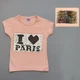 Футболка I love Paris PirPir Girls для девочки (двусторонние пайетки) 86 см Персиковая 13205 - изображение 1