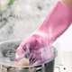 Силіконова рукавиця для миття посуду Silicone Magic Gloves Багатофункціональна щітка Рожевий - зображення 8