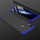 Чехол GKK 360 для Xiaomi Redmi Note 7 / Note 7 Pro бампер оригинальный Black-Blue - изображение 1
