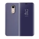 Чехол Mirror для Xiaomi Redmi Note 4 / Note 4 Pro (Mediatek) книжка зеркальный Clear View Purple - изображение 2