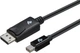 Кабель 2Е DisplayPort-Mini DisplayPort (AM/AM) 2 м Black (2E-W1704) - изображение 2