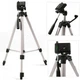 Штатив-тренога телескопічний для камери та телефону трипод на 3 секції TRIPOD 330А з чохлом - зображення 6