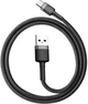 Кабель Baseus Cafule Cable USB for Type-C 2A 2.0 м Grey/Black (CATKLF-CG1) - зображення 1