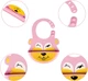 Слюнявчик силиконовый Zupo Crafts Розовый (LP8847) (6900088470013) - изображение 3