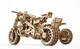 Механічний 3д пазл Ukrainian Gears Мотоцикл Scrambler UGR-10 с коляской (380 деталей) - изображение 3