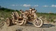 Механический деревянный 3D конструктор Ugears Мотоцикл Scrambler UGR-10 с коляской из фанеры (70137) - изображение 8