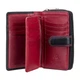 Женский кожаный кошелек Visconti CD22 Ruby (Black/Red) - изображение 4