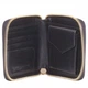 Маленький чорний жіночий гаманець Smith & Canova 26803 BLK-TAN Althorp - зображення 4