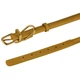 Ошейник для Собак Круглый Кожаный BronzeDog Premium Crazy Горчичный 7 мм 23-33 см (00228) - изображение 4
