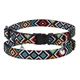Ошейник Для Кошек BronzeDog Urban Tribal Нейлоновый с Пластиковой Пряжкой и Колокольчиком Ментоловый 10 мм 18-28 см (49/1373) - изображение 1