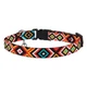 Нашийник Для Кішок BronzeDog Urban Tribal Нейлоновий з Пластикової Пряжкою і Дзвоником Помаранчевий 10 мм 18-28 см (49/1375) - зображення 2