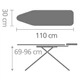 Доска гладильная Brabantia 110x30 см Утренний бриз (117923) - изображение 5