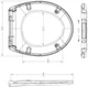 Сиденье - крышка для унитаза KOLLER POOL Graz C2 KPGRC2 дюропласт - изображение 3