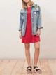 Платье короткое летнее женское Stradivarius 5242109100 S Красное (KAY2000001328286) - изображение 3