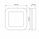 LED светильник ART IP65 квадратный VIDEX 15W 5000K - изображение 4