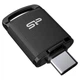 USB флеш накопитель Silicon Power 64GB C10 Black USB 3.1 / Type-C (SP064GBUC3C10V1K) - изображение 2