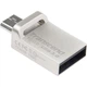 USB флеш накопитель Transcend 16GB JetFlash OTG 880 Metal Silver USB 3.0 (TS16GJF880S) - изображение 3