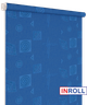 Ролета тканинна INROLL Есо-Mini 80х165 см Ikea Синій 1804 - зображення 3