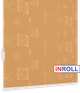 Ролета тканинна INROLL Есо-Mini 82,5х165 см Ikea Помаранчевий 2086 - зображення 4