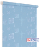 Ролета тканинна INROLL Есо-Mini 110х165 см Ikea Блакитний 1802 - зображення 3