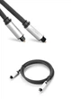 Оптический кабель Ugreen AV108 Toslink-Toslink Optical Pro Audio Cable 1.5 м Black (90401979/10542) - изображение 3