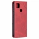 Чехол-книжка с кармашками UniCase Geometric Pattern для Xiaomi Redmi 9C - Red - изображение 4