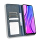 Чехол-книжка Deexe Retro Style для Xiaomi Redmi 9C / Redmi 10A - Blue - изображение 5