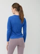 Лонгслив длинный женский Sol's Sporty Lsl Women 02072241 L Синий (3660731281627) - изображение 2