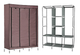 Складной каркасный тканевый шкаф Storage Wardrobe 88130, шкаф на три секции 130*45*175 - изображение 6