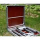 Стіл для пікніка розкладний з 4 стільцями Folding Table 120х70х60 см Brown - зображення 4