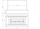 Біокамін BiokominkiGMT Home 360x220x180 WHITE - изображение 7