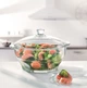 Кастрюля сервировочная с крышкой Luminarc Granity 1.5 литра с ударопрочного стекла - изображение 2
