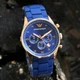 Наручные часы Emporio Armani AR-5905 Gold-Blue Silicone - изображение 1