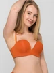 Бюстгальтер без косточек бесшовный brabrabra 025С 65D Темно-апельсиновый (6907208006206) - изображение 1