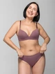 Бюстгальтер без косточек бесшовный brabrabra 015С 65C Виноградный (6907208007838) - изображение 4