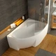 Ванна акрилова RAVAK Rosa II 150x105 R + ніжки + панель (CJ21000000) - зображення 2