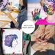 Багатофункціональний Набір Кистей для Малювання В Кейсі Transon. Підходять для Масла, Акрилу, Акварелі, Гуаші та Живопису, 17 шт (8041A) - зображення 10