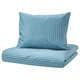 Комплект постельного белья IKEA (ИКЕА) NATTJASMIN 150х200см синий (703.442.78) - изображение 1