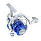 Катушка безынерционная для спиннинга Yumoshi SA 4000 Silver-Blue - изображение 3