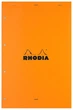 Блокнот Rhodia legal pad 119 А4+ в лінію помаранчевий - изображение 1
