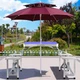 Алюминиевый стол для пикника раскладной с 4 стульями Folding Table 85х67х67 см (Синий) - изображение 8